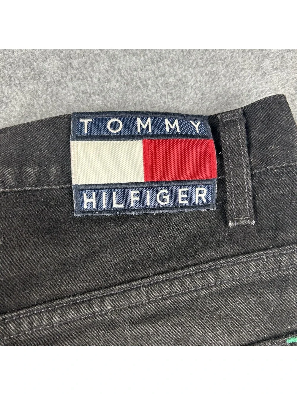 Tommy Hilfiger Madison Straight Fit Men's Jeans W33 L30 Fade Effect Zip Casual